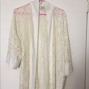 Victoria Secret Bathrobe Bridal Bathrobe lace